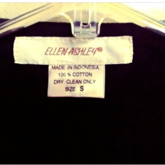 Vintage 1980s Ellen Ashley Womens Vest S Black Red Gold Beaded Floral - Picture 4 of 4